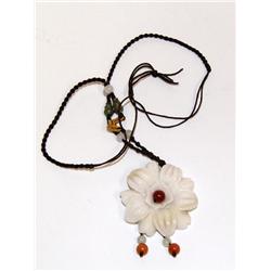 Jade Flower Necklace