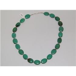 Authentic Navajo Sterling &Turquoise Necklace 291g