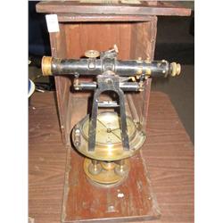 Vintage C.1890's A.J. Aloe & Co Surveyors Transit