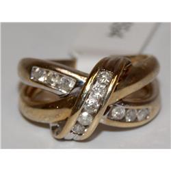 Diamonds Love Knott Hand Made Ladies Ring