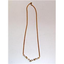 14K Gold & Diamonds Necklace