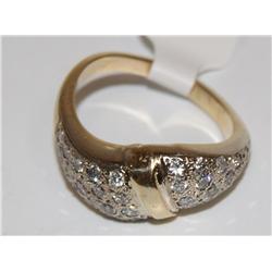 1.00Ctw Diamonds Designer Hand Made Ladies Ring