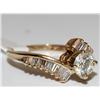 Image 1 : 1.00Ctw Diamonds Solitaire Hand Made Ladies Ring