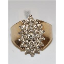 1.00Ctw Diamonds Cocktail Hand Made Ladies Ring