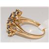 Image 2 : AAA Tanzanite Marquise Flower Design Ladies Ring