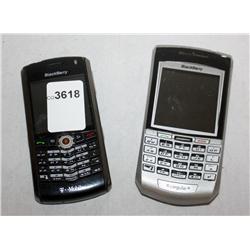 Lot of 2 Blackberry Phones