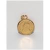 Image 1 : 1/10oz Krugerrand Coin Set On Gold Frame