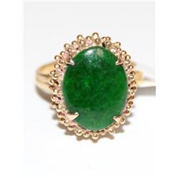 AAA Imperial Jade Vintage Ladies Ring