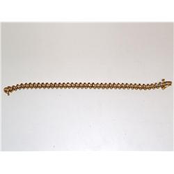 4.00Ctw Diamonds Tennis Bracelet Bridge Link Desi