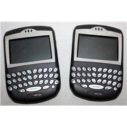 2 Blackberry Phones  Missing Batteries
