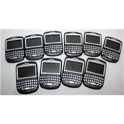 10 Blackberry Phones  Missing Batteries