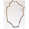 Image 1 : 10K Gold Necklace With Sapphires