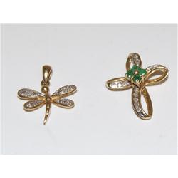 Diamonds Firefly & Emerald cross