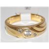 Image 1 : 3 Diamonds Wedding Hand Made Ladies Band