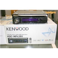 KENNWOOD CAR STEREO W/ USB INTERFACE