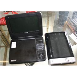 PHILIPS & SONY PORTABLE DVD PLAYER