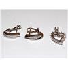 Image 1 : Diamonds Heart Pendant & Diamonds Ladies Earrings