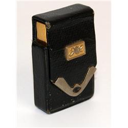 Dupont 18K Gold Filled Lighter W/Case Paris France