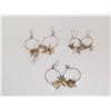 Image 1 : Lot Of Sterling Hoop Earrings