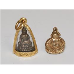 Gold Buddha Pendant