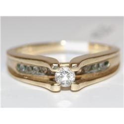 10K Gold With .25ctw Diamond Ring