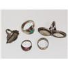 Image 1 : Lot Of 5 Sterling Rings