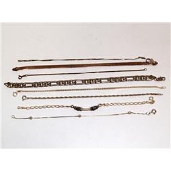 Lot Of 8 Sterling Bracelets