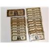 Image 1 : Old Currency Lot Including Large Size Note