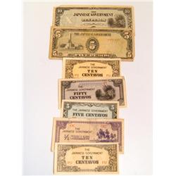 7 Post WWII Currency Notes