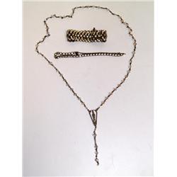 Rhine Stone Necklace & Bracelets