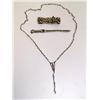 Image 1 : Rhine Stone Necklace & Bracelets