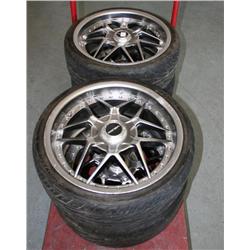 17" RIMS & W/ TIRES 4 LUG UNIVERSAL