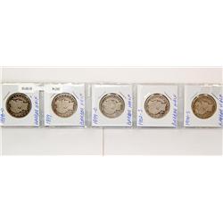 US Barber Silver  Half Dollars (Times the Money)