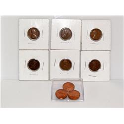 Lot Of Wheat Pennies