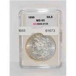 1896 MS-65 Silver Dollar