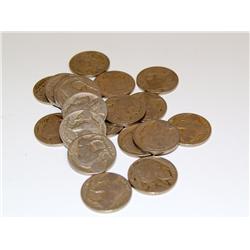 20 Buffalo Nickels