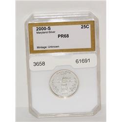2000-S PR-68 Maryland Quarter