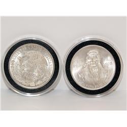 1978 Cien Pesos Silver Coins (Times the Money)