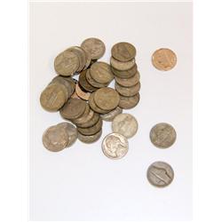40 Silver War Nickels