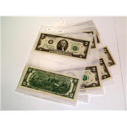 1976 $2 Federal Reserve Notes Declaration Of Indep