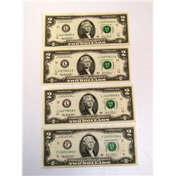 Uncirculated 2003-A  $2 Federal Reserve Notes