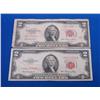 Image 1 : 2--1953 $2 Dollar US Notes (Times The Money)