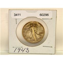 1943 Silver Half Dollar
