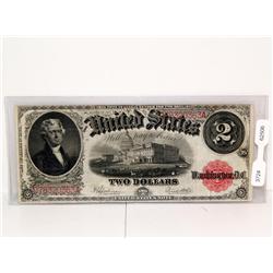 1917 Large $1 US Jefferson Silver Note Good