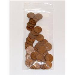 Bag Of 50 1955 Wheat pannies