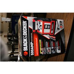 BLACK & DECKER 500AMP JUMP-STARTER W/ INFLATOR