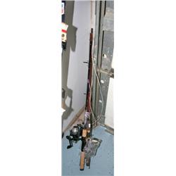 LOT OF FISHING POLES