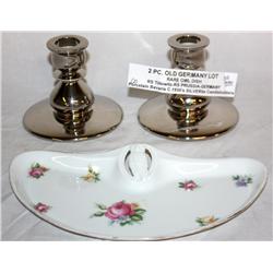 3 Pc. Lot of Antique German Porcelain