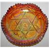 Image 2 : Collectible Carnival Glass Dish w/ Star Design