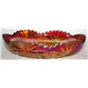 Image 3 : Collectible Carnival Glass Dish w/ Star Design